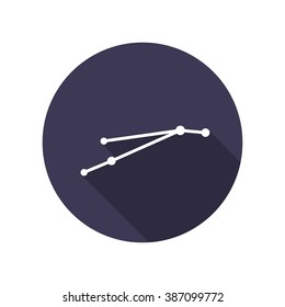 aries icon. vector illustration