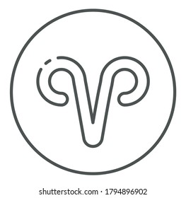Aries icon vector illustration design