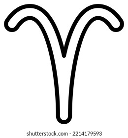 aries modern concept ui ux icon für website, app, präsentation, flyer, broschüre etc.