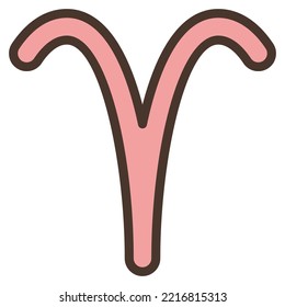 aries modern concept ui ux icon for website, app, presentaion, flyer, brochure etc.