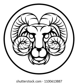 Aries ram horoscope astrology zodiac sign symbol