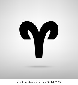 Aries sign. Vector illustration