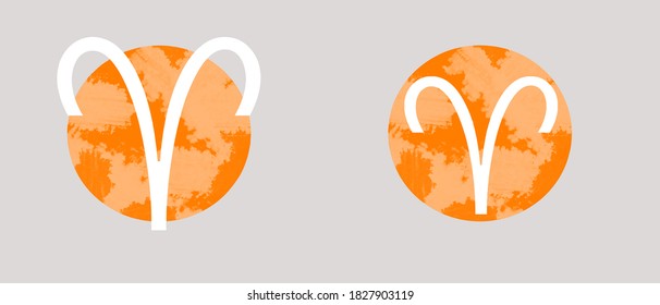 Signo de Aries Zodiac - Vector