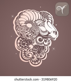 Aries zodiac sign 