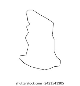 Arima map, administrative division of Trinidad and Tobago. Vector illustration.