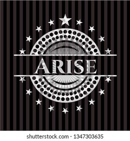 Arise silver emblem or badge