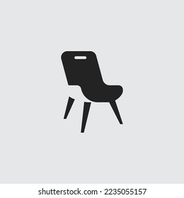 Aristech chair negative space logo simple desigs