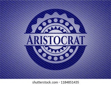 Aristocrat denim background