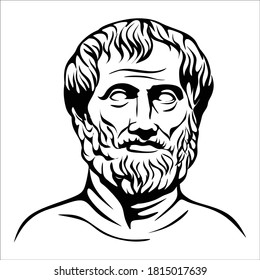 Aristotle on artline black and white