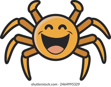 Arizona Blonde Tarantula laughs icon vector