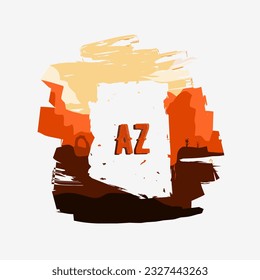 arizona desert, rock mountain, canyon scenery perfect for your t-shirt design, print, etc