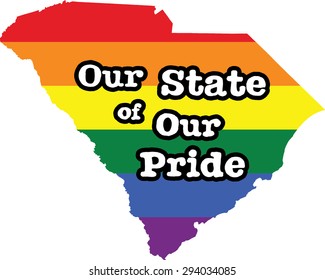 Arizona gay pride vector state sign