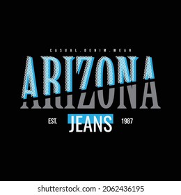 ARIZONA illustration typography. perfect for t shirt design