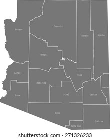 Arizona map