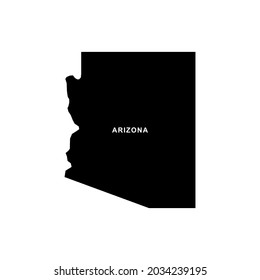 Arizona map icon. Arizona icon vector