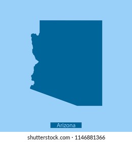 Arizona map vector