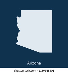 Arizona map vector