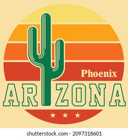 arizona phoenix cactus stars logo