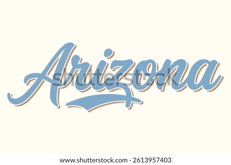 Arizona, Phoenix college style print for t-shirt with eagle. Typography graphics for college or university tee shirt design. Vintage sport apparel print .Vintage typography college varsity Arizona