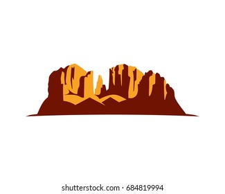 Arizona Red Rock Silhouette 