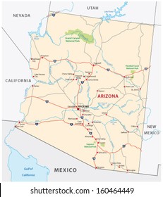 arizona road map