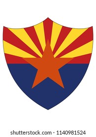 Arizona Shield Flag