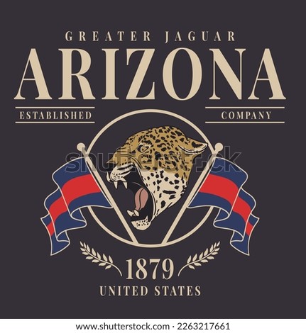 arizona slogan, varsity slogan, united states varsity graphic for t-shirt