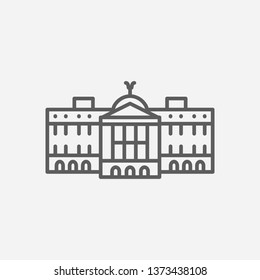 Arizona State Capitol Icon Line Symbol. Isolated Vector Illustration Of  Icon Sign Concept For Your Web Site Mobile App Logo UI Design.