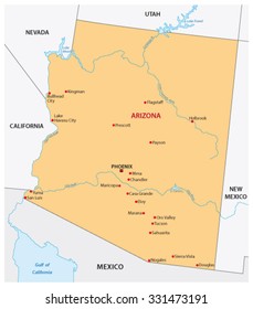 arizona state map