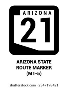 ARIZONA STATE ROUTE MARKER Guide sign US ROAD SYMBOL SIGN MUTCD