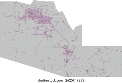 Arizona Sun Cloud Pavement map