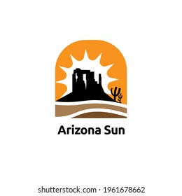 Arizona Sun Logo Vector Concept Icon Stock Vector (Royalty Free ...