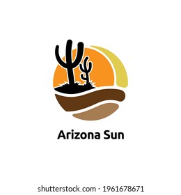 Arizona Sun logo vector concept, icon, element, and template for company
