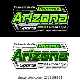 Arizona urban modern sports automotive typeface, typography, for t-shirt, posters, labels, etc.