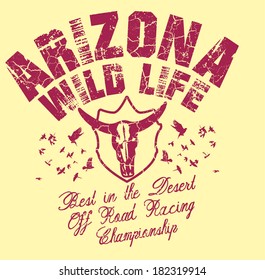 arizona wild life vector art