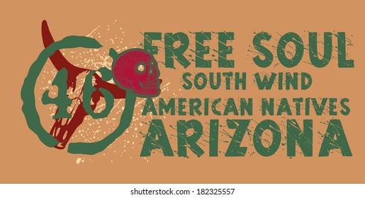 arizona wild life vector art