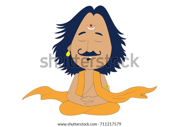 Arjuna Character Mahabharata Vector Illustration Isolated Stock Vector ...