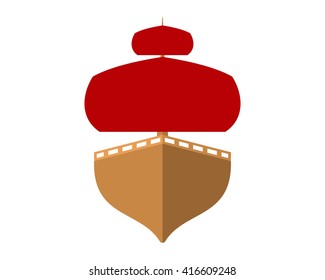 ark boat sea ocean navy marine image vector