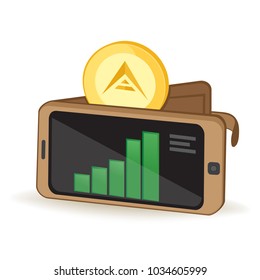 Ark Coin Cryptocurrency Digital Wallet