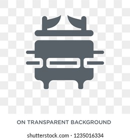 Ark of the Convenant icon. Trendy flat vector Ark of the Convenant icon on transparent background from Religion  collection. 