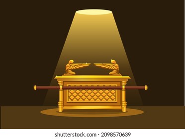 Ark of the covenant religion illustration vector