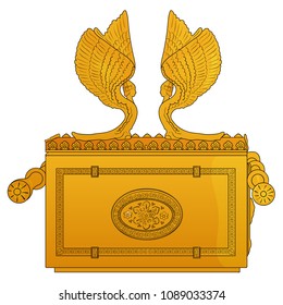 Ark of the Covenant. Vector illustration.