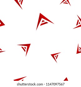 Ark Cryptocurrency Coin Sign Seamless Pattern