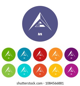 Ark icon. Simple illustration of ark vector icon for web