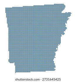 Arkansas Blue Dotted Map for Lithium Supply Chains and the Smackover Formation