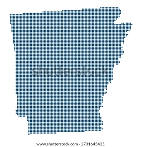 Arkansas Blue Dotted Map for Lithium Supply Chains and the Smackover Formation