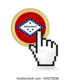 Arkansas Button Click