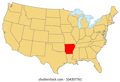 Arkansas Locate Map