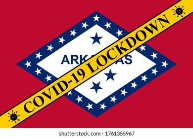 arkansas lockdown preventing coronavirus spread or outbreak.