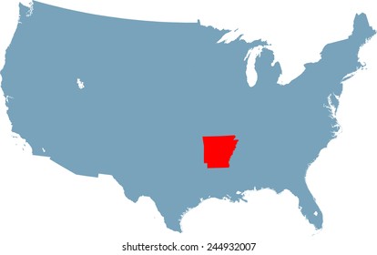 Arkansas Map